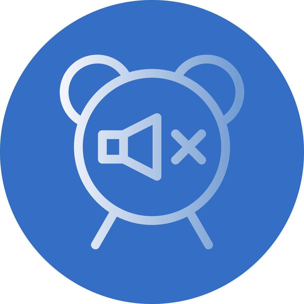 Mute Alarm Clock Vector Icon Design 20686779 Vector Art at Vecteezy