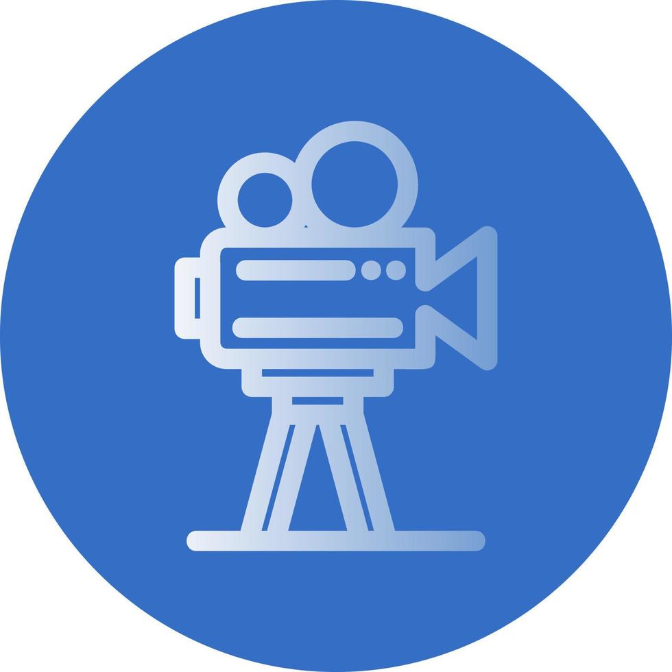 diseño de icono de vector de grabación de video