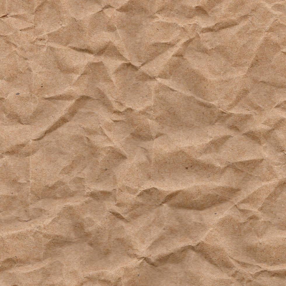 Kraft paper creased for Background and wallpaper photo