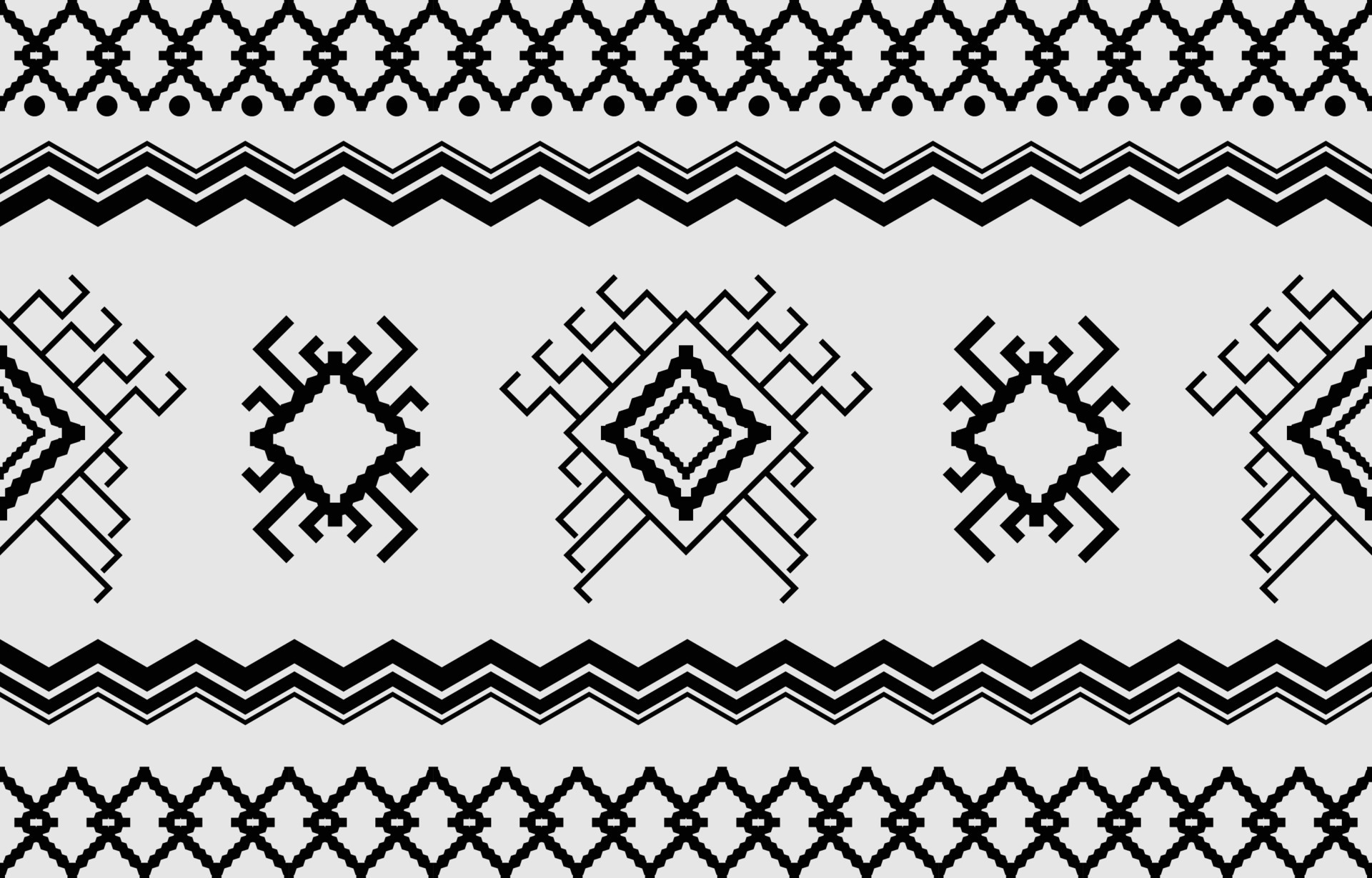 african-tribal-black-and-white-abstract-ethnic-geometric-pattern