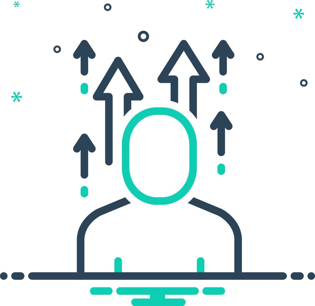 mix icon for evolve vector