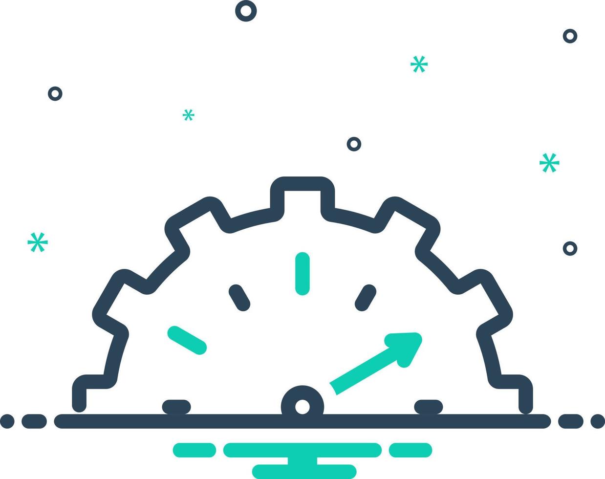 mix icon for exceed vector