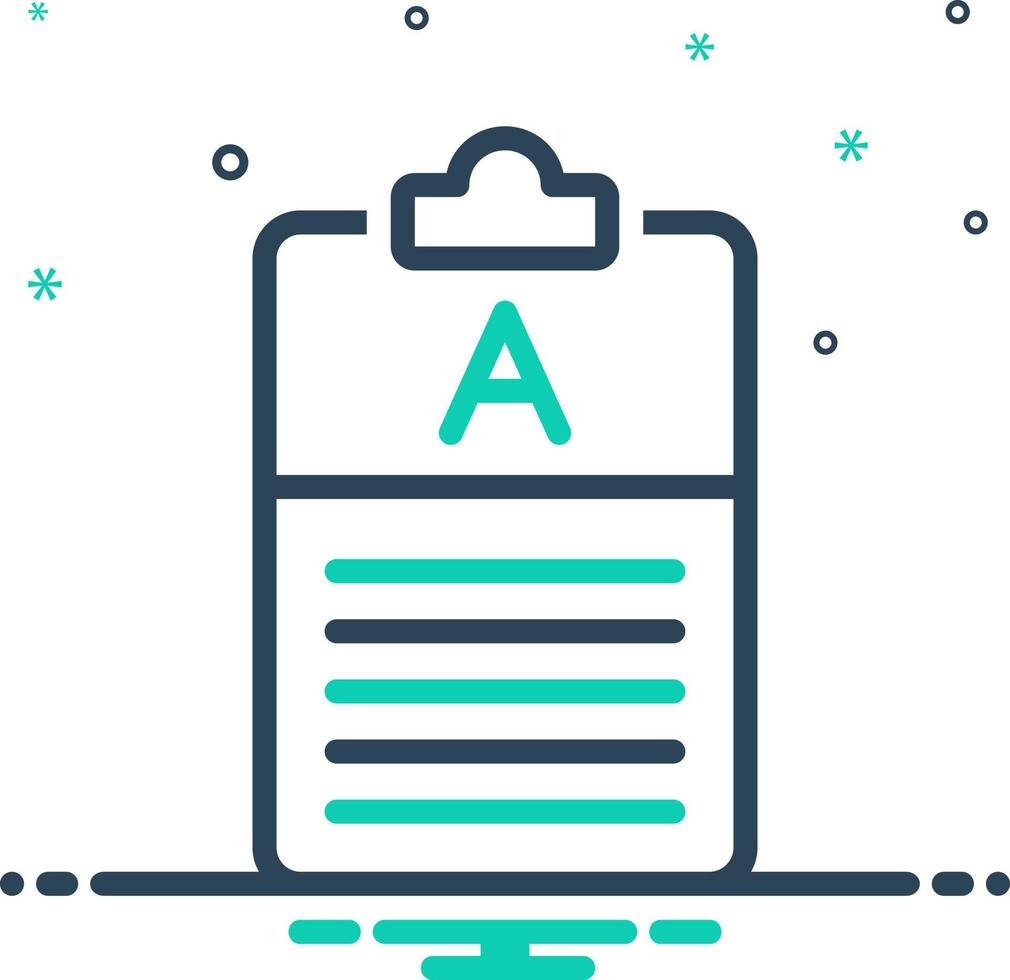 mix icon for answer vector