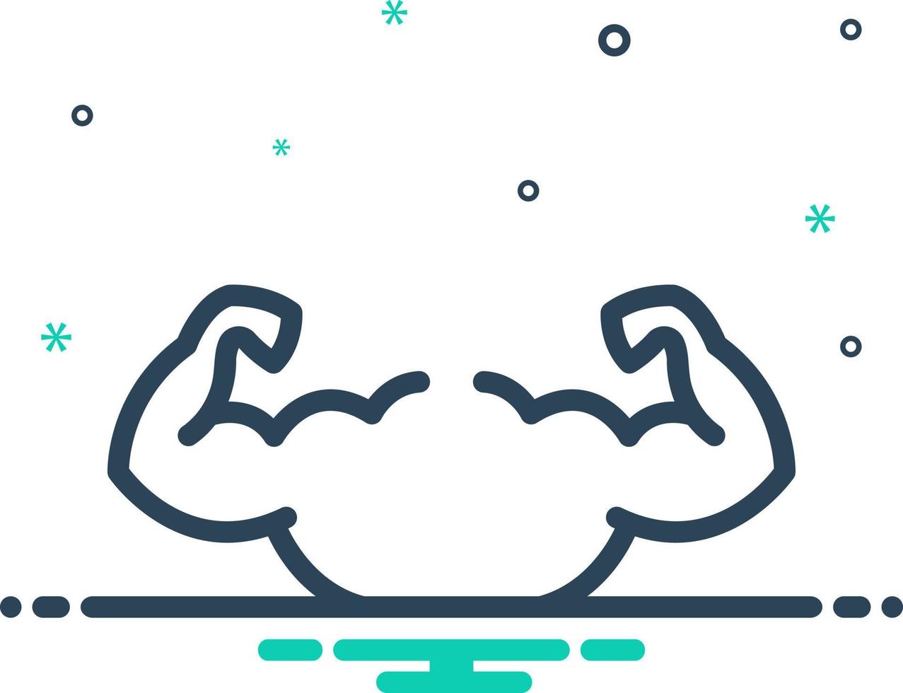 mix icon for arm vector
