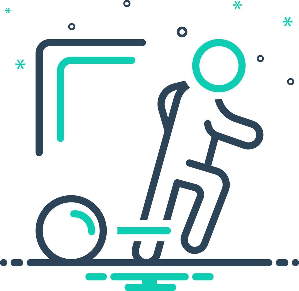 mix icon for burden vector