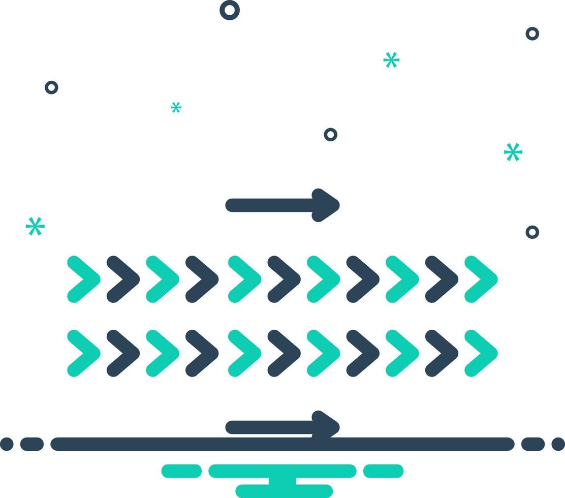 mix icon for row vector