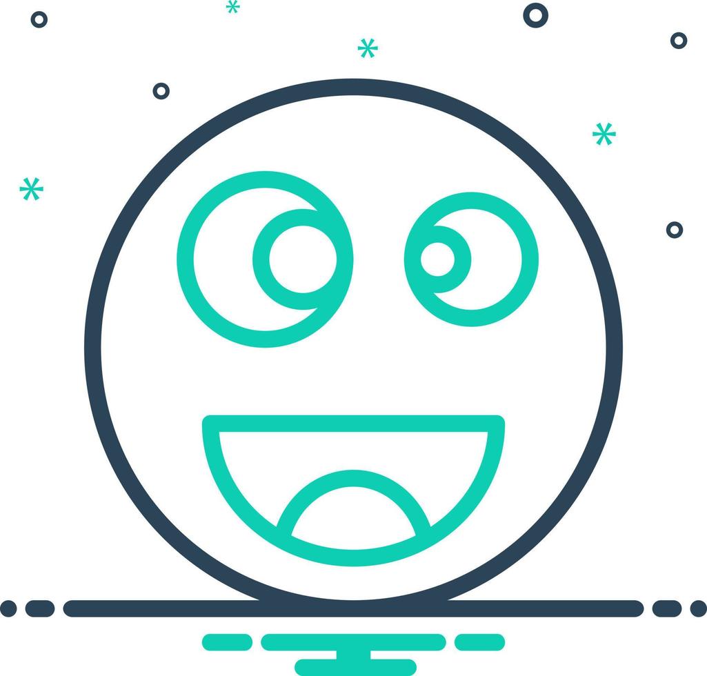 mix icon for funny vector