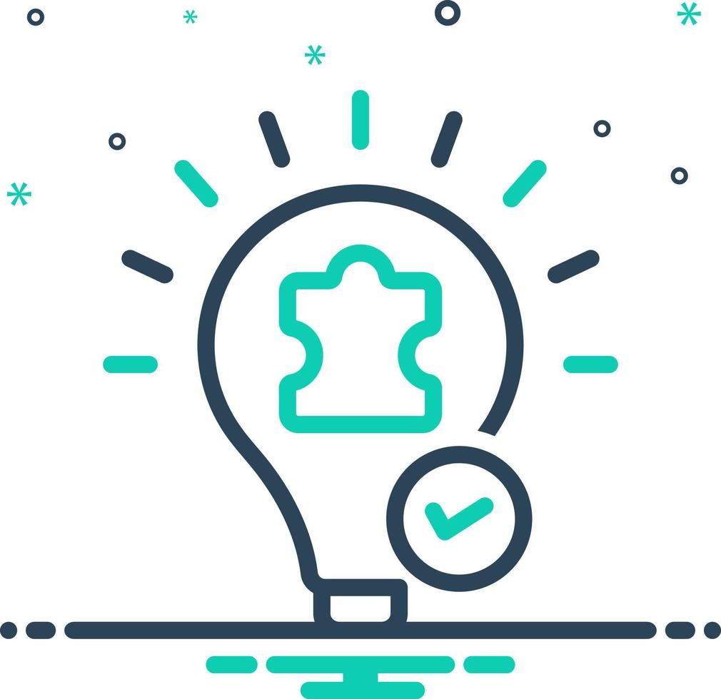 mix icon for solution vector