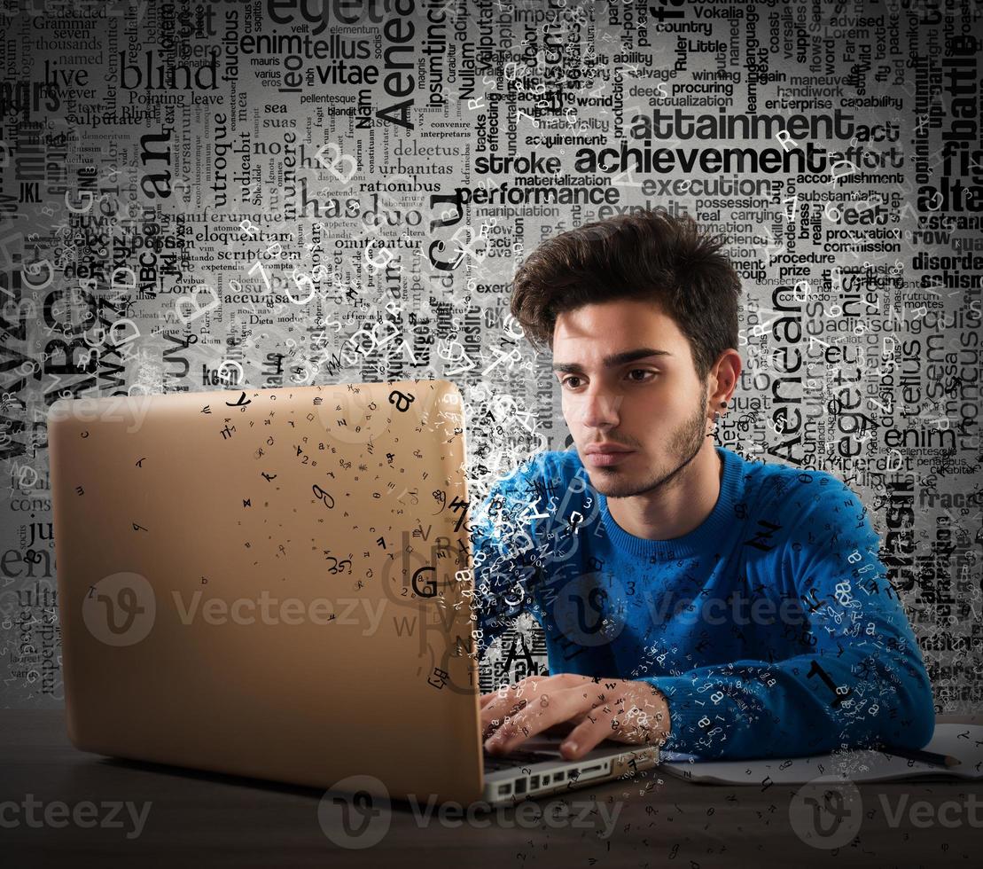 Social network and study for teenage photo