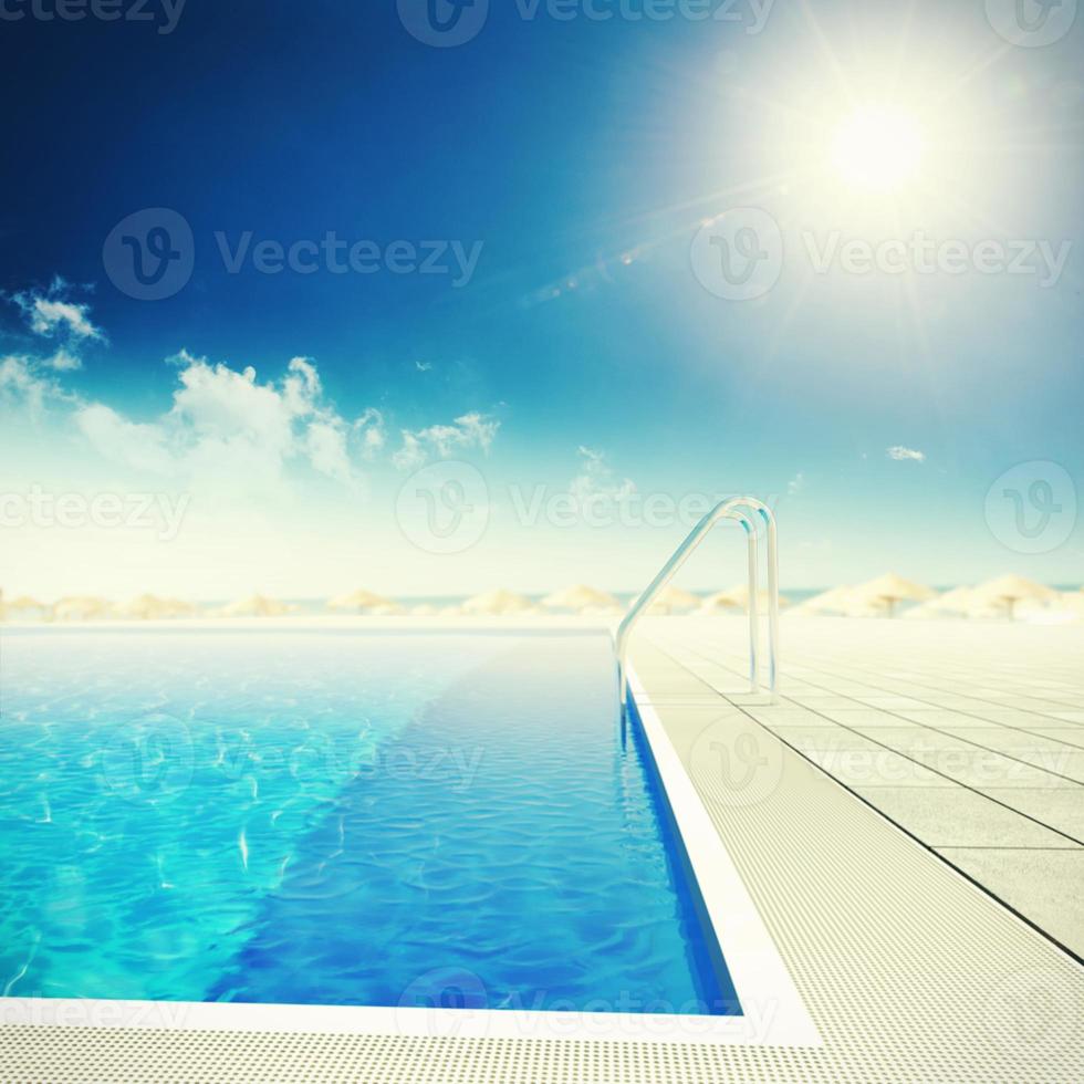 Resort swimming pool photo