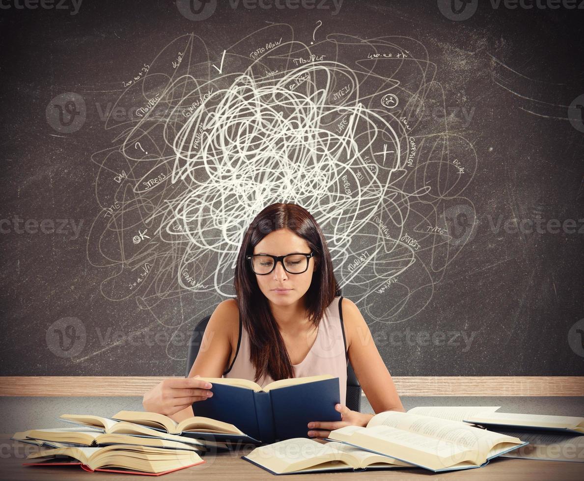 Student with doubts photo