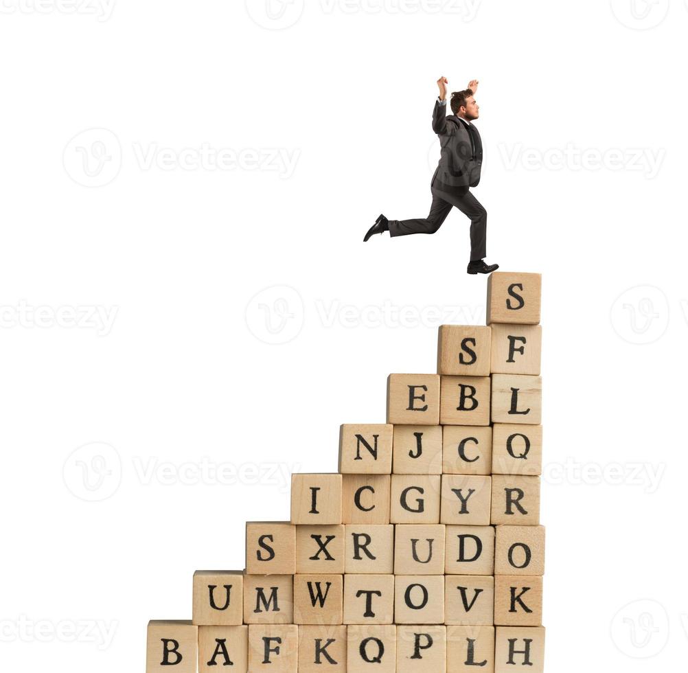 Triumph in business photo