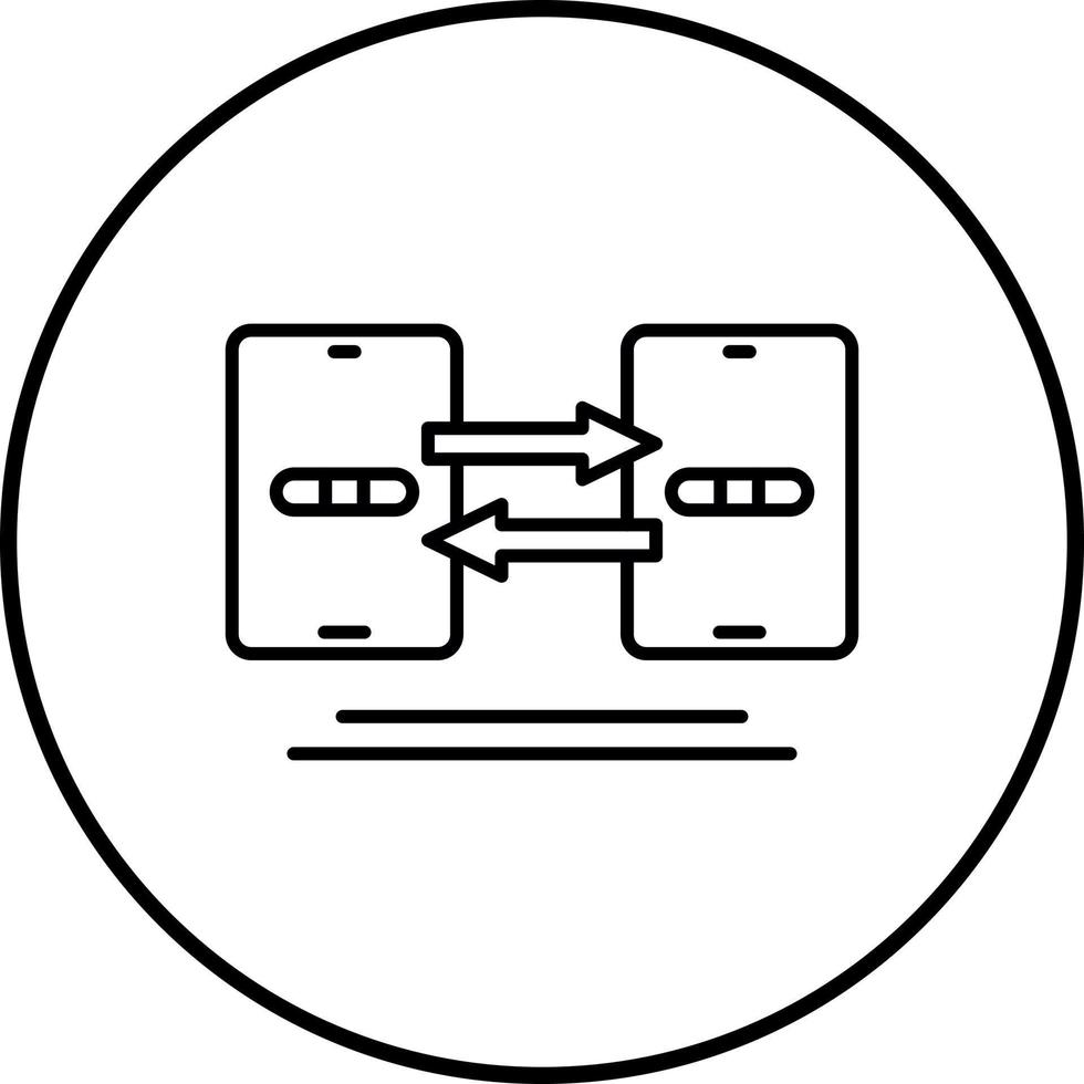 Data Synchronization Vector Icon