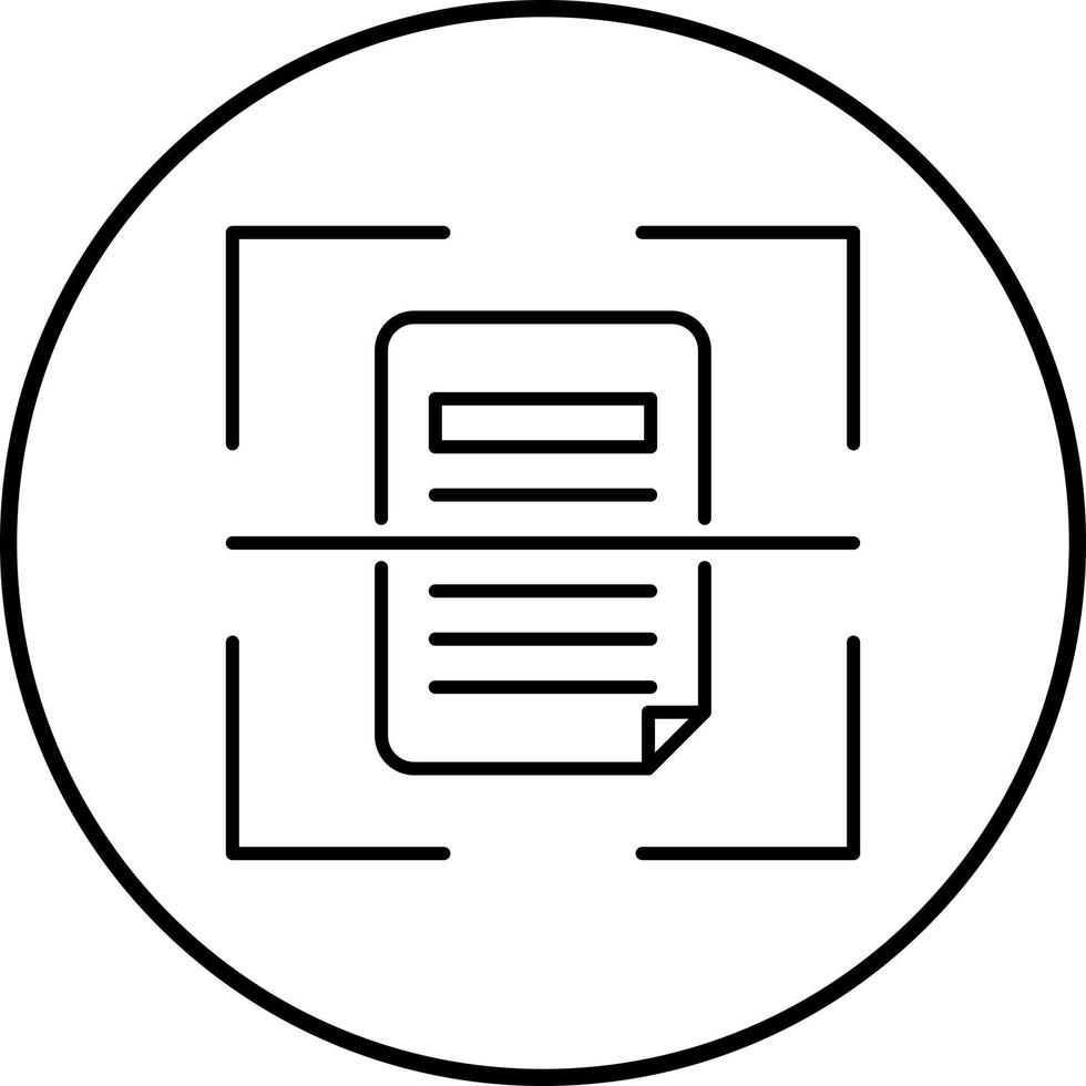 Scan Vector Icon