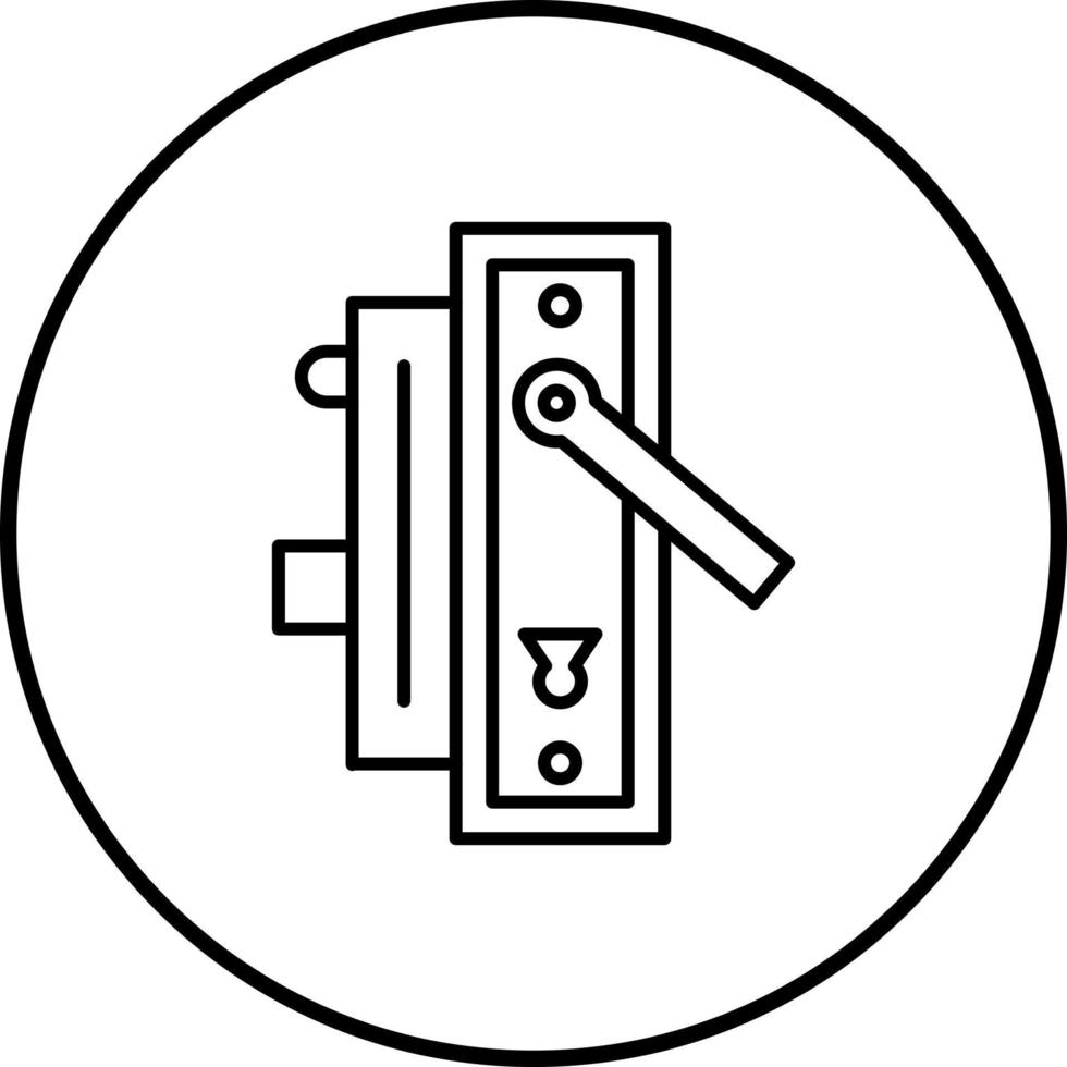 Door Handle Vector Icon