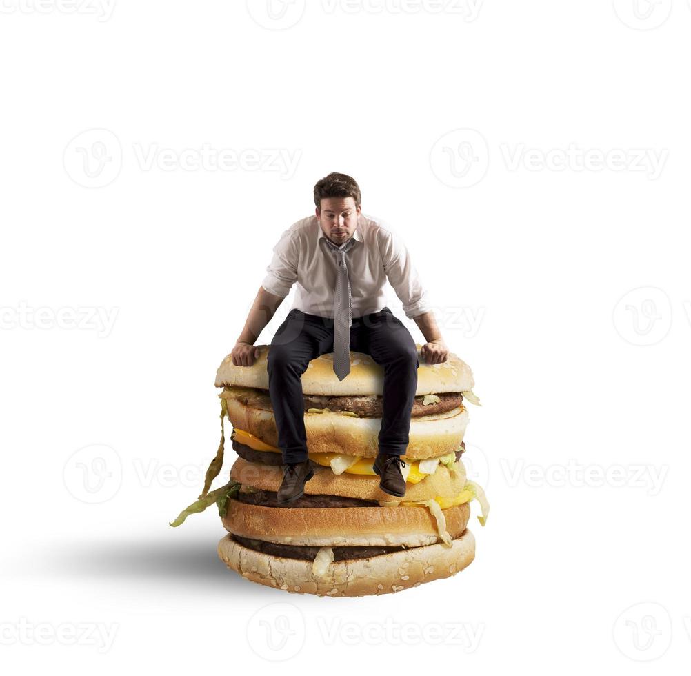 Sit on sandwich photo