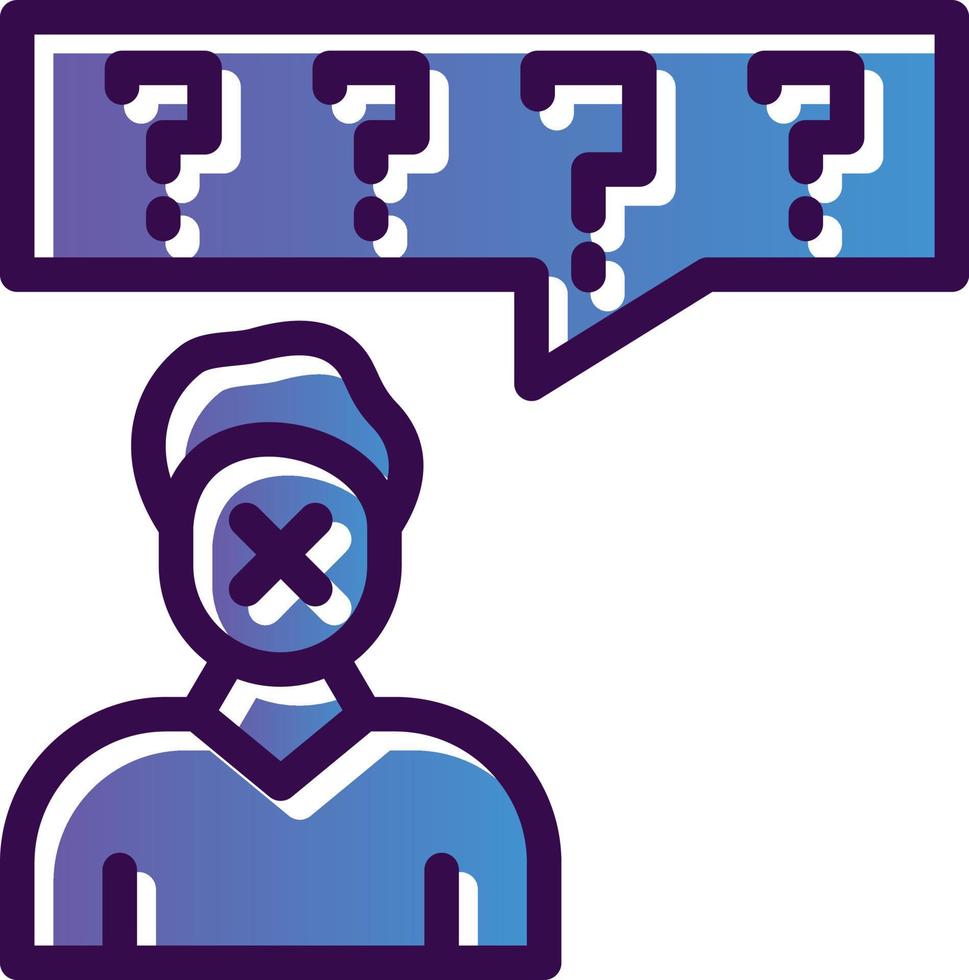 Gossip Vector Icon Design