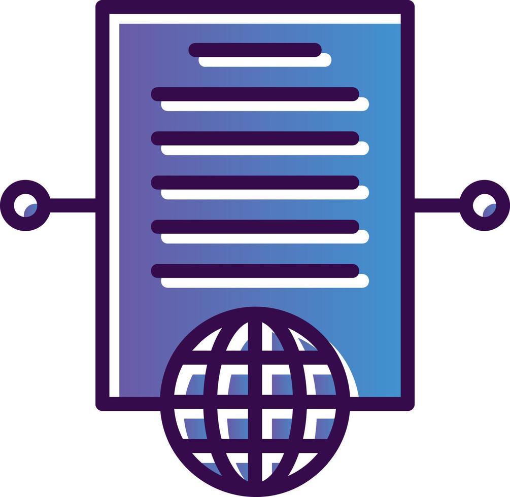 Binding Corporate Rules Vector Icon Design