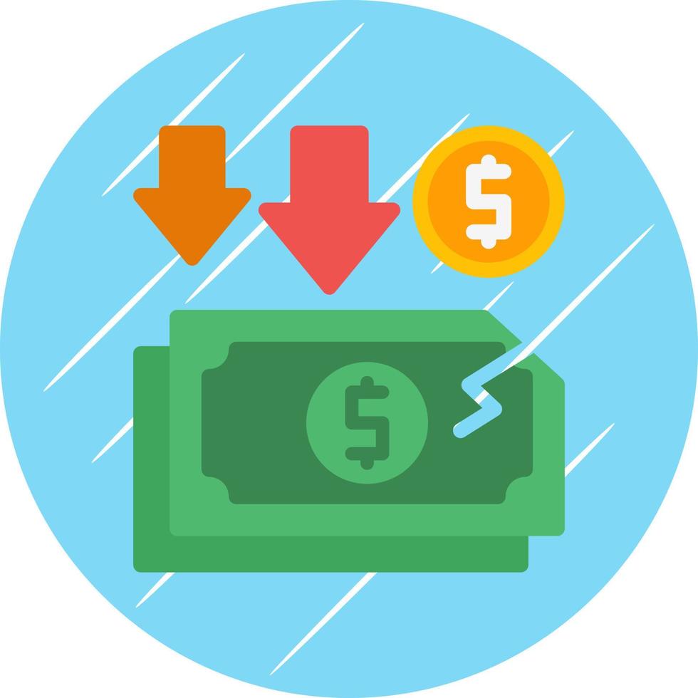 Bankruptcy Vector Icon Design