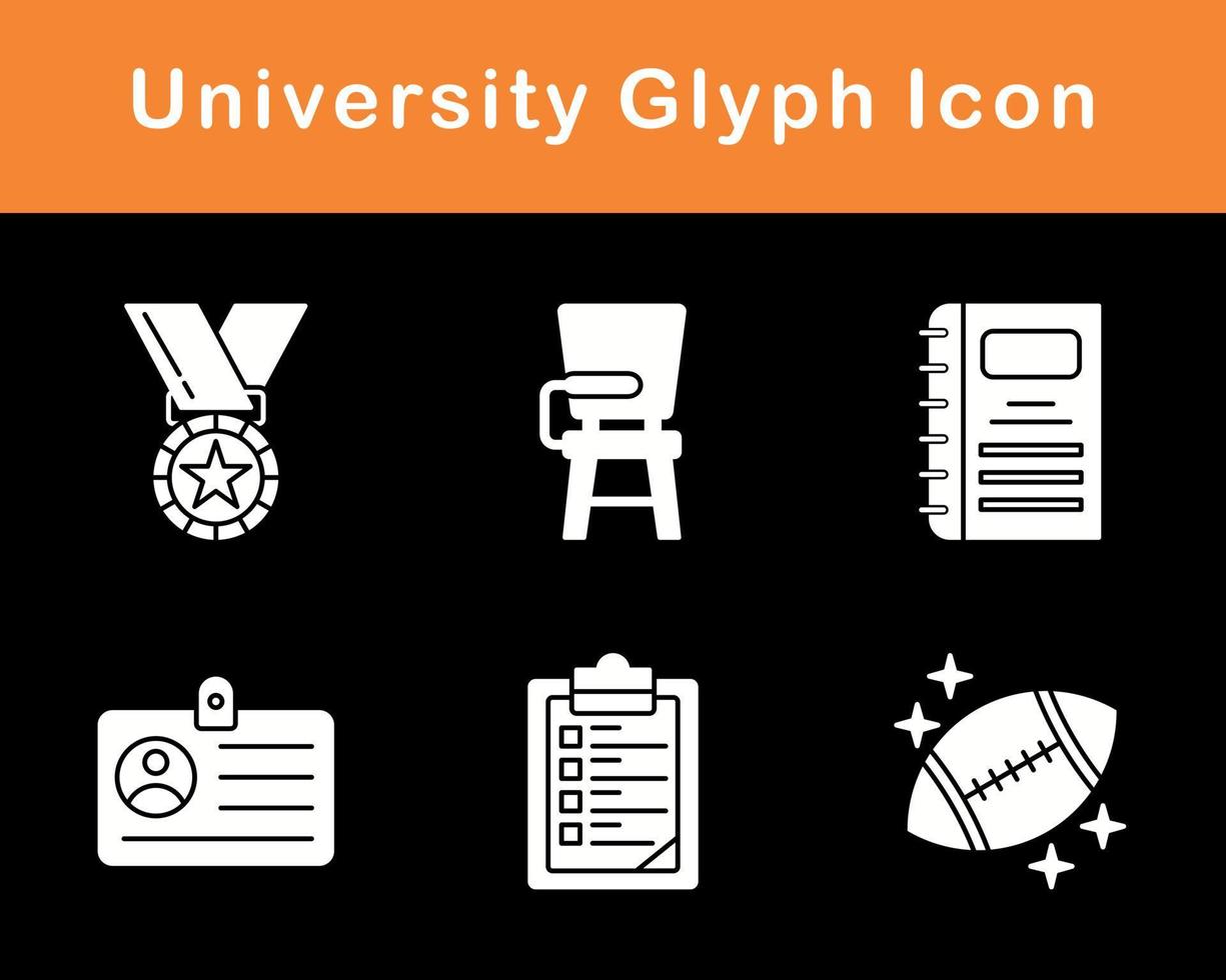 university Vector Icon Set