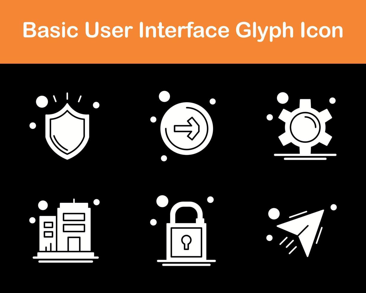Basic User Interface Vector Icon Set