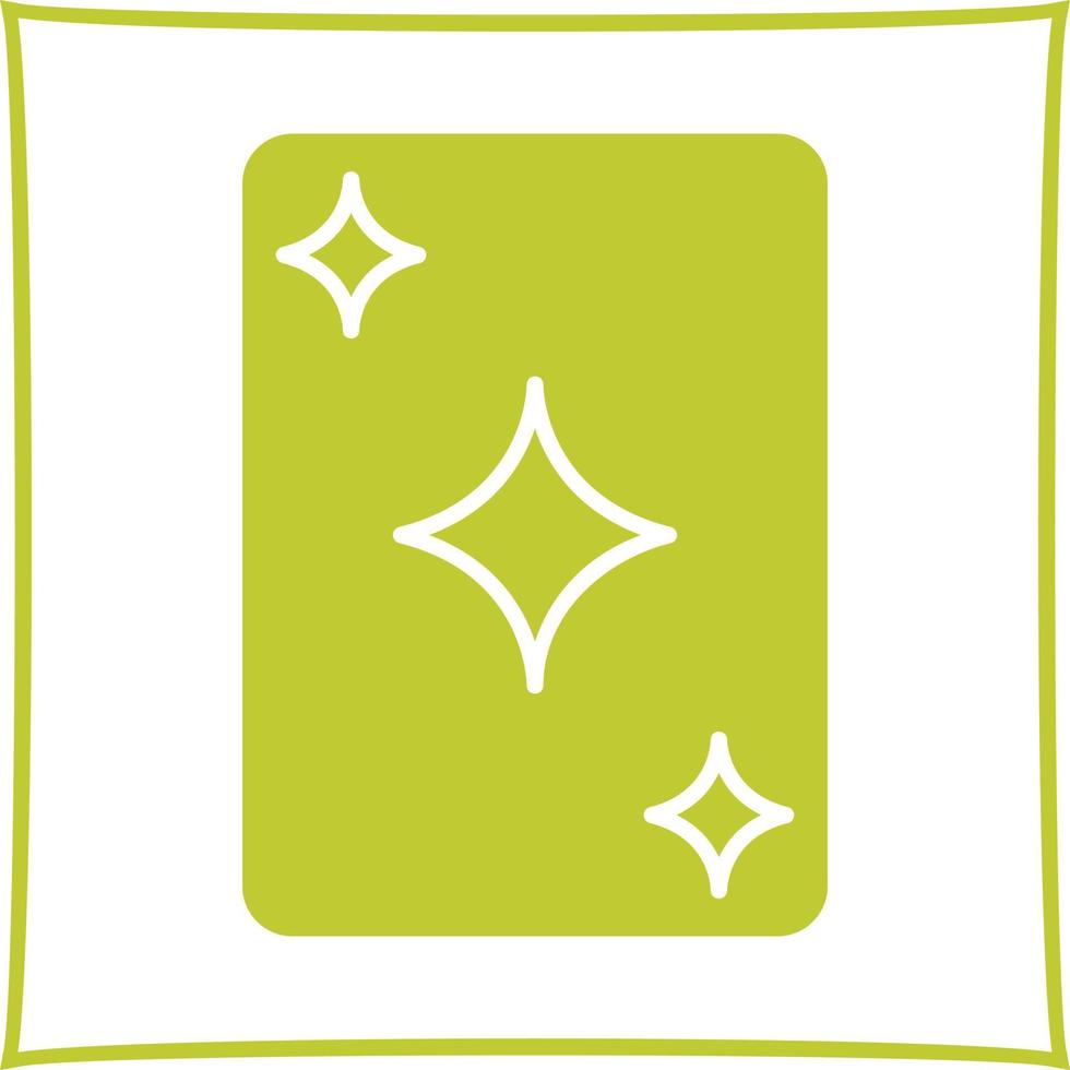 Unique Card Vector Icon