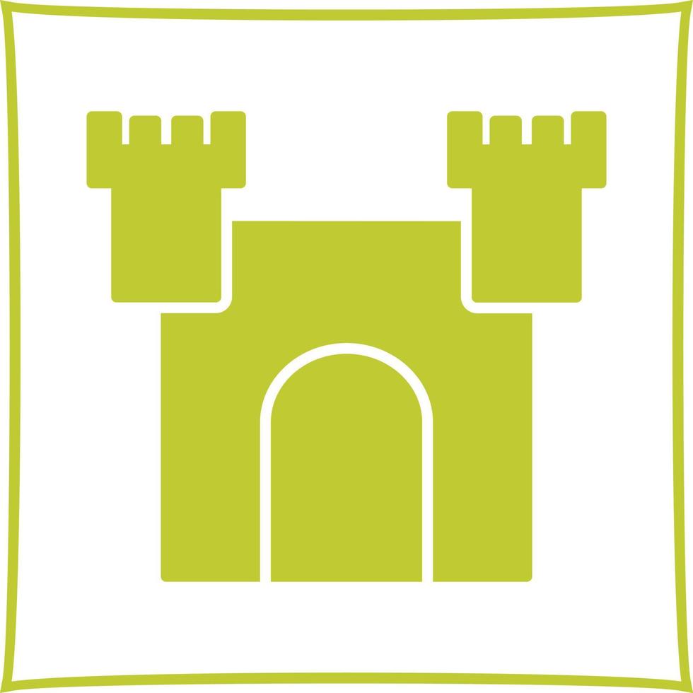 Unique Castle Vector Icon