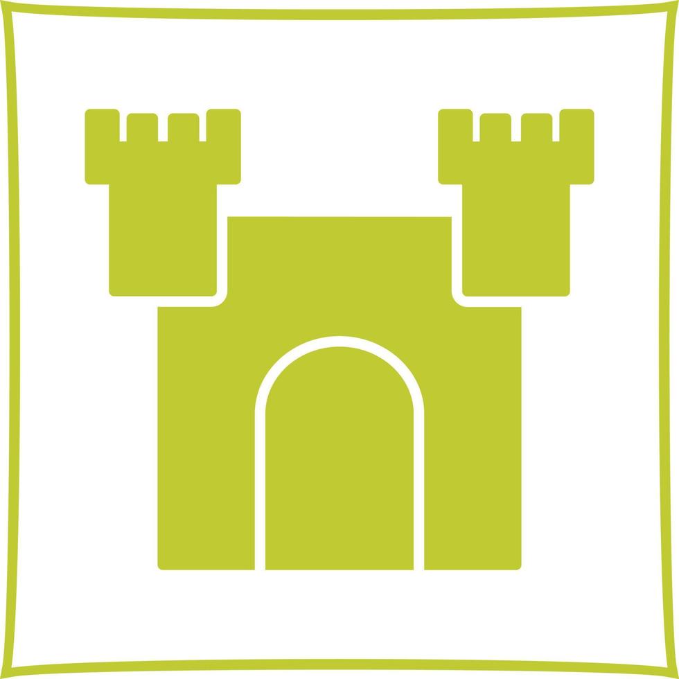 Unique Castle Vector Icon