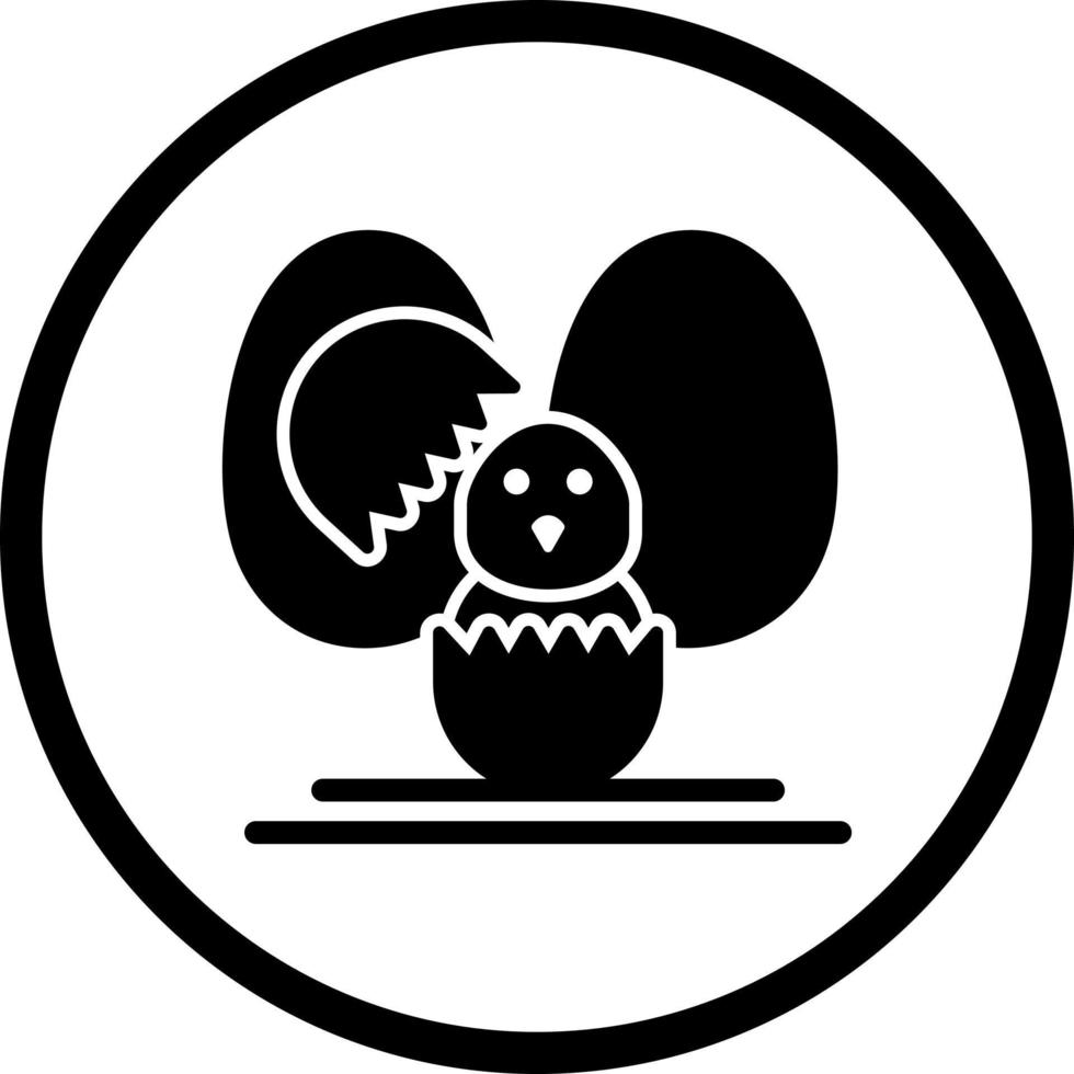 Easter Glyph Icon vector