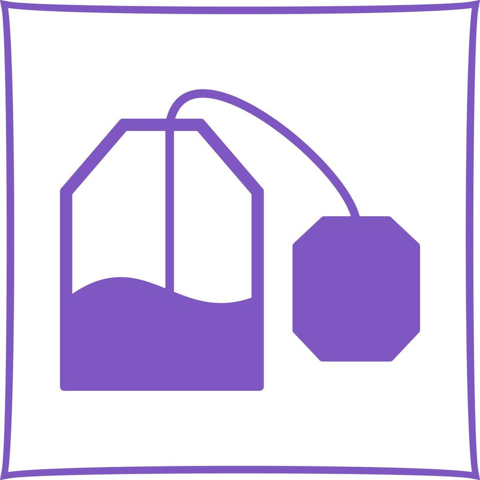 Tea Bag Vector Icon