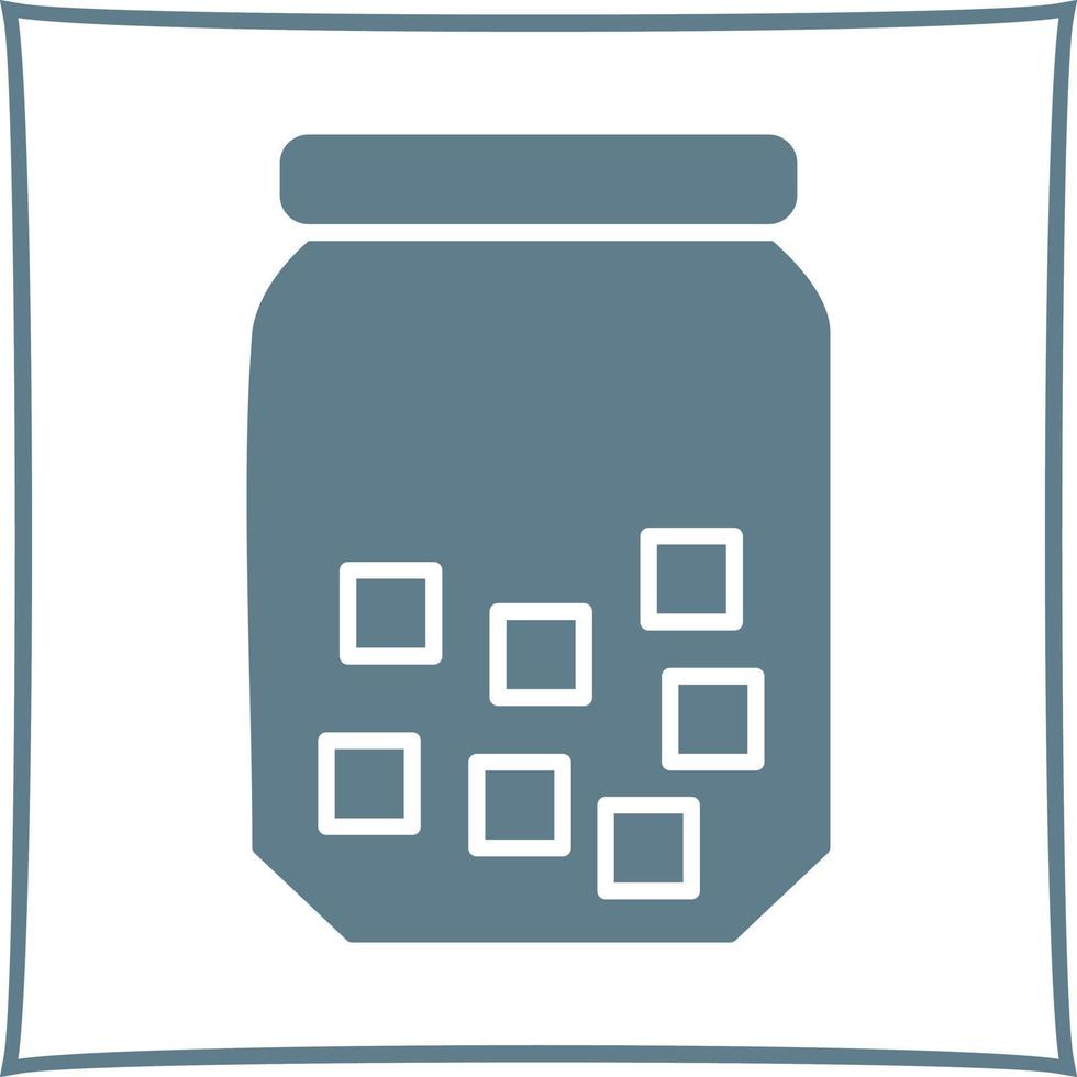 Sugar Bottle Vector Icon