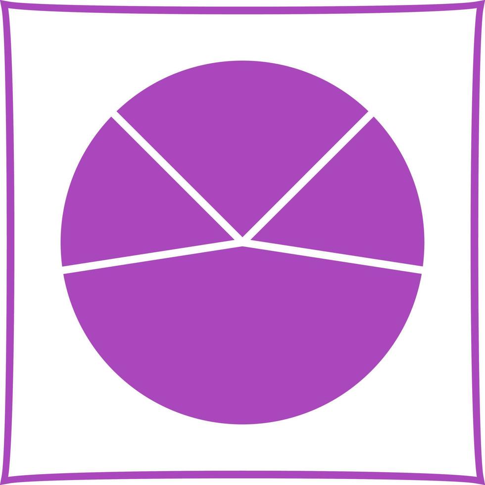 Pie Chart Analysis Vector Icon