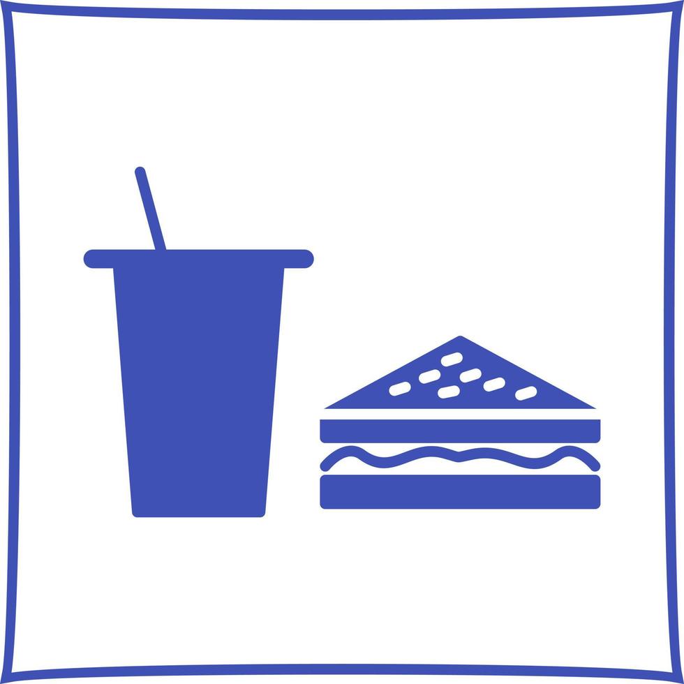 Unique Lunch Vector Icon