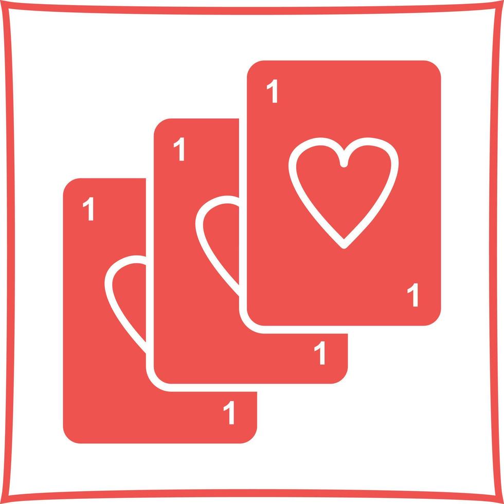 Unique Deck of Cards Vector Icon