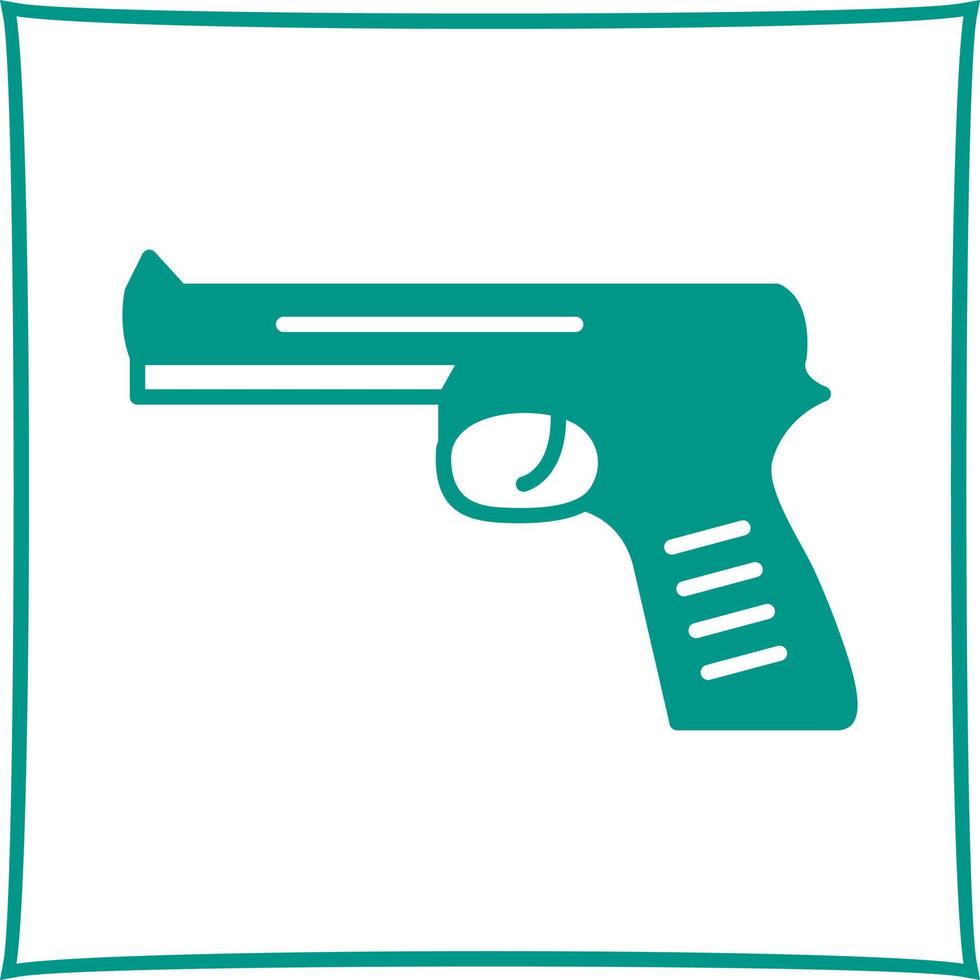 Unique Pistol Vector Icon