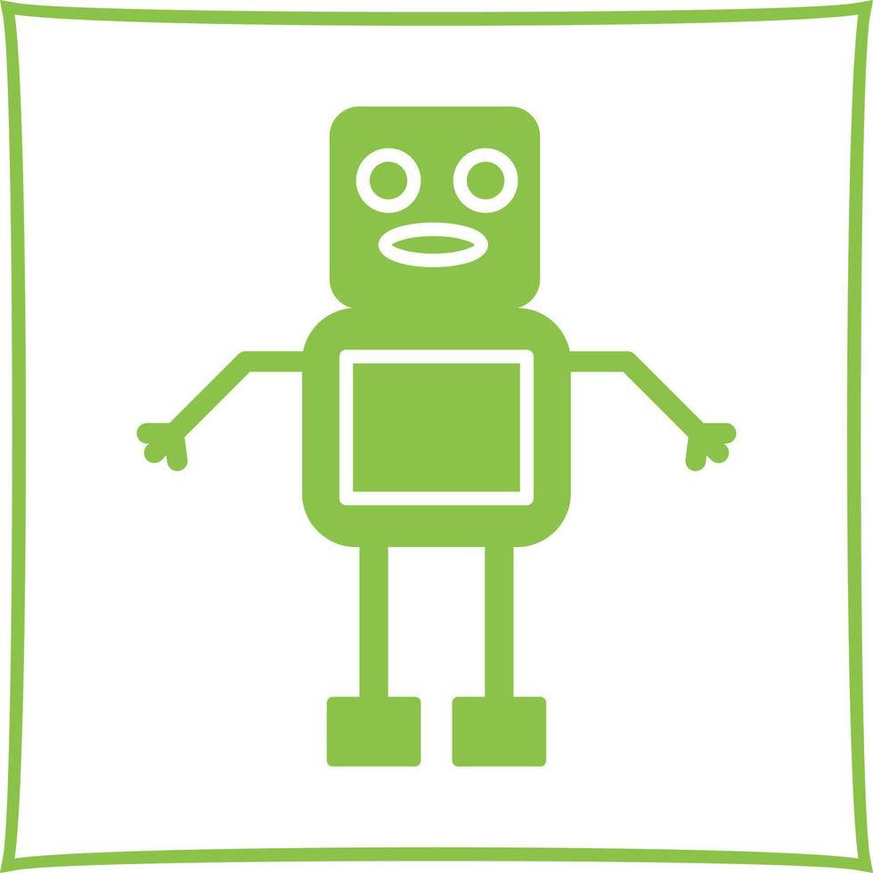 Unique Robot Vector Icon