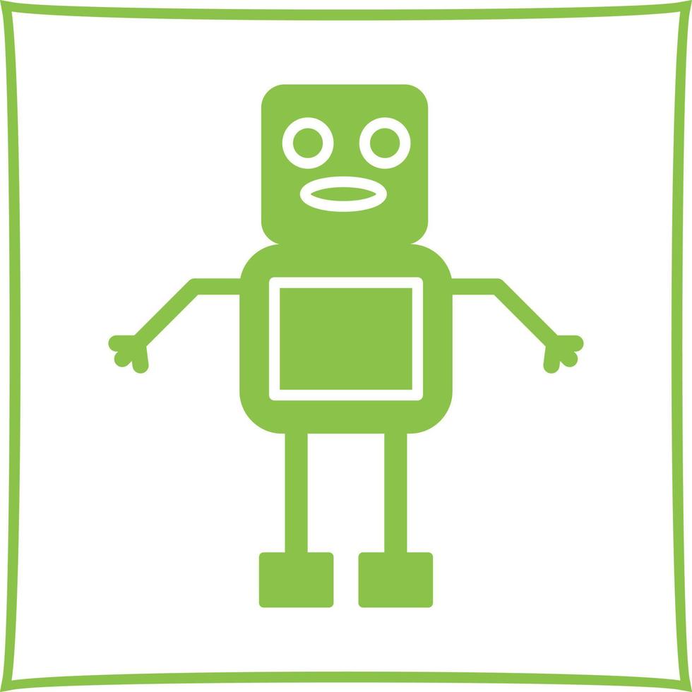 Unique Robot Vector Icon