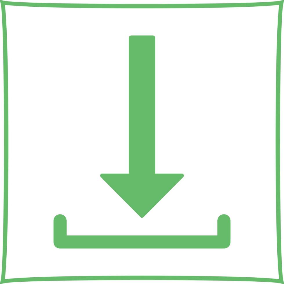 Unique Download Vector Icon