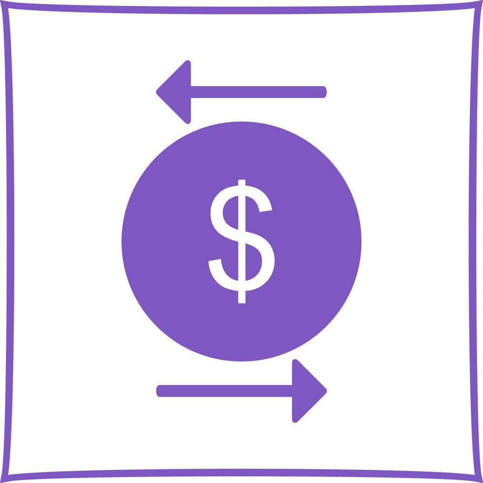 Unique Transcation Vector Icon