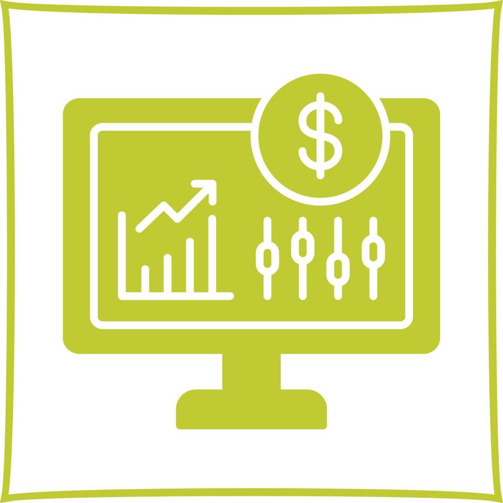 Stock Market Vector Icon