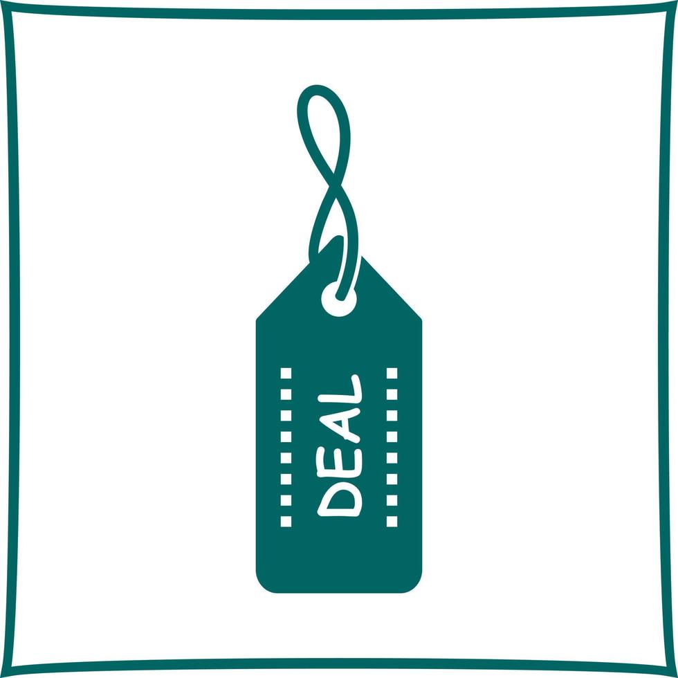 Unique Online Deals Vector Icon