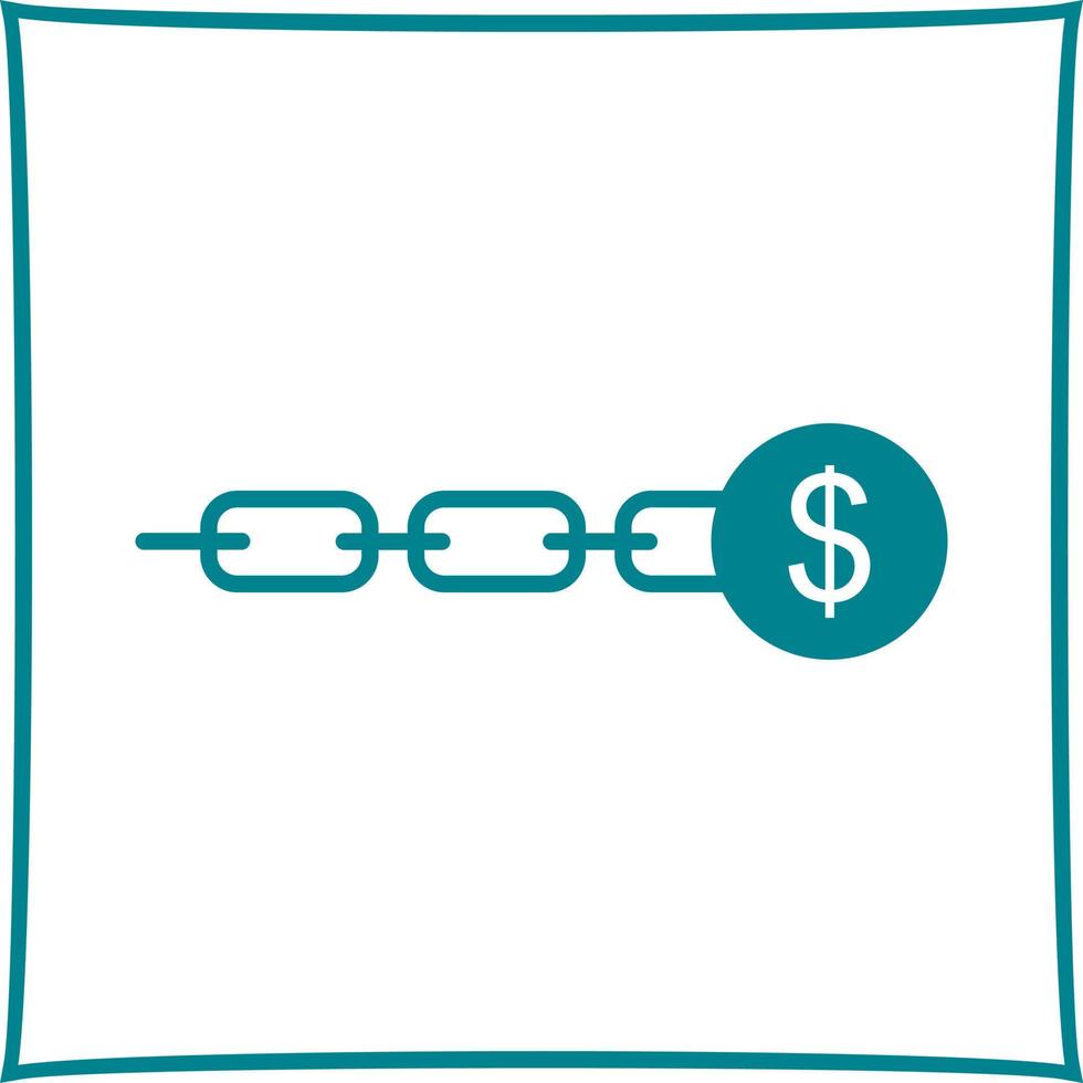 Unique Link Sales Vector Icon