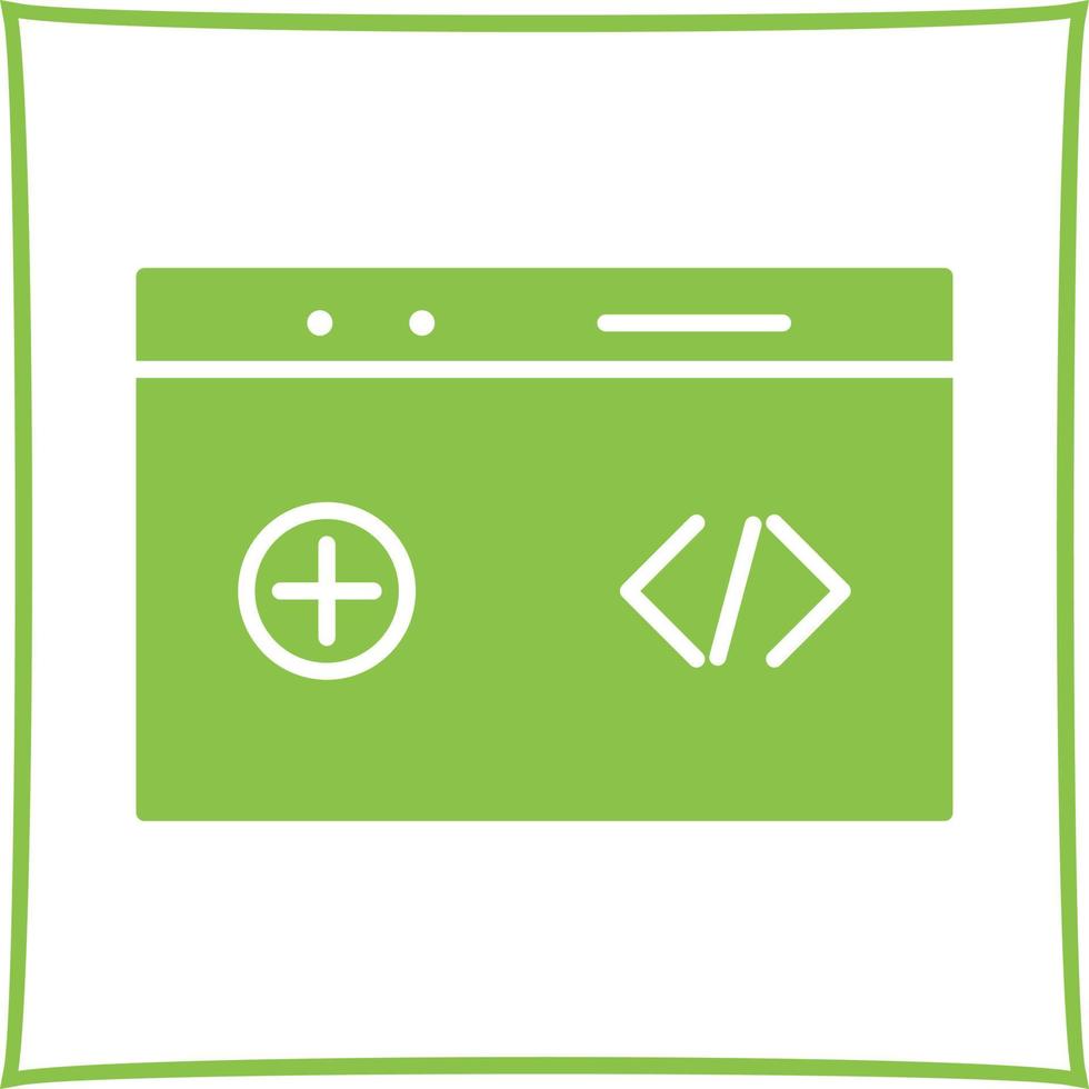 Unique Clean Code Vector Icon