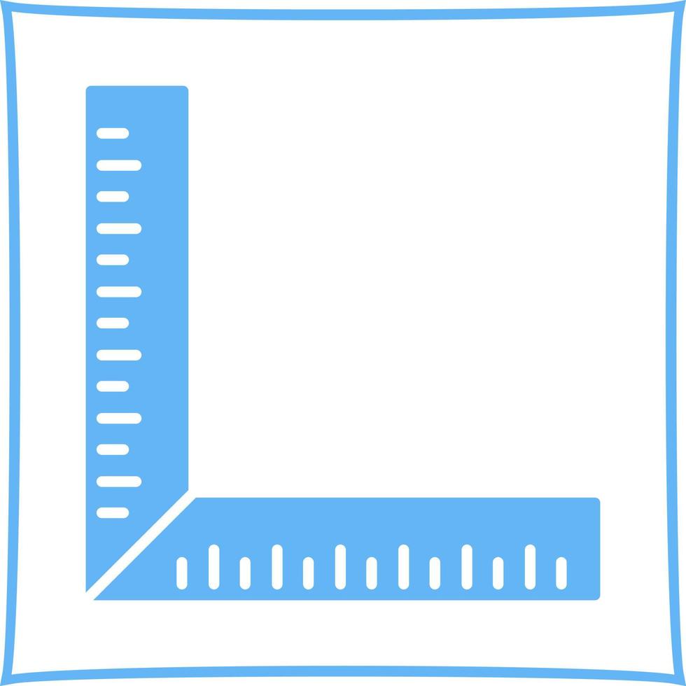 square Ruler Vector Icon