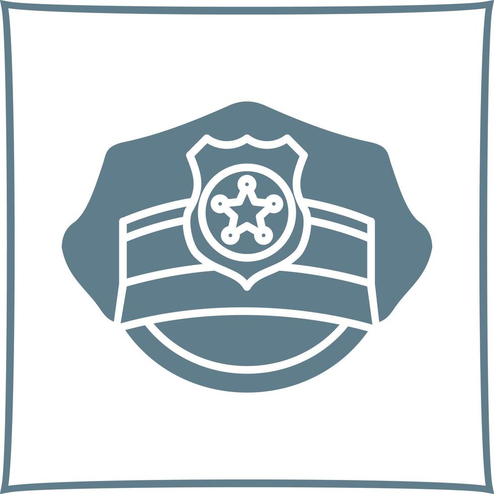 Police Hat Vector Icon
