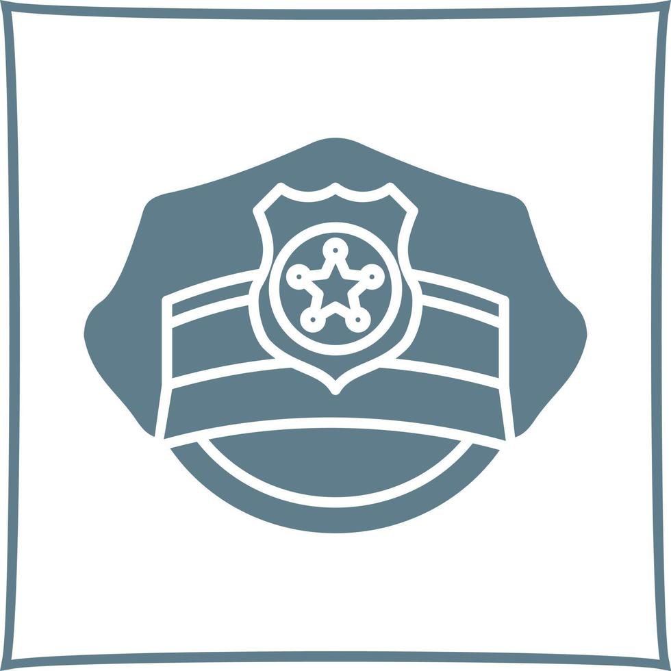 Police Hat Vector Icon