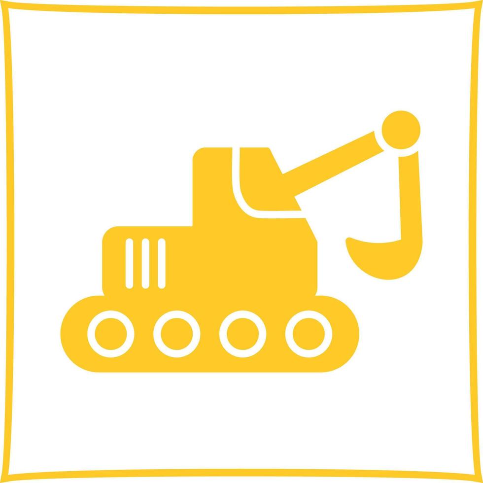 Escavator Vector Icon