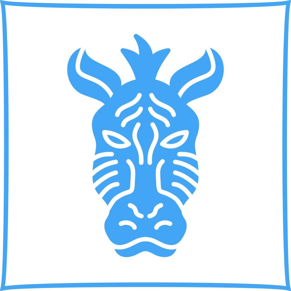 Zebra Vector Icon
