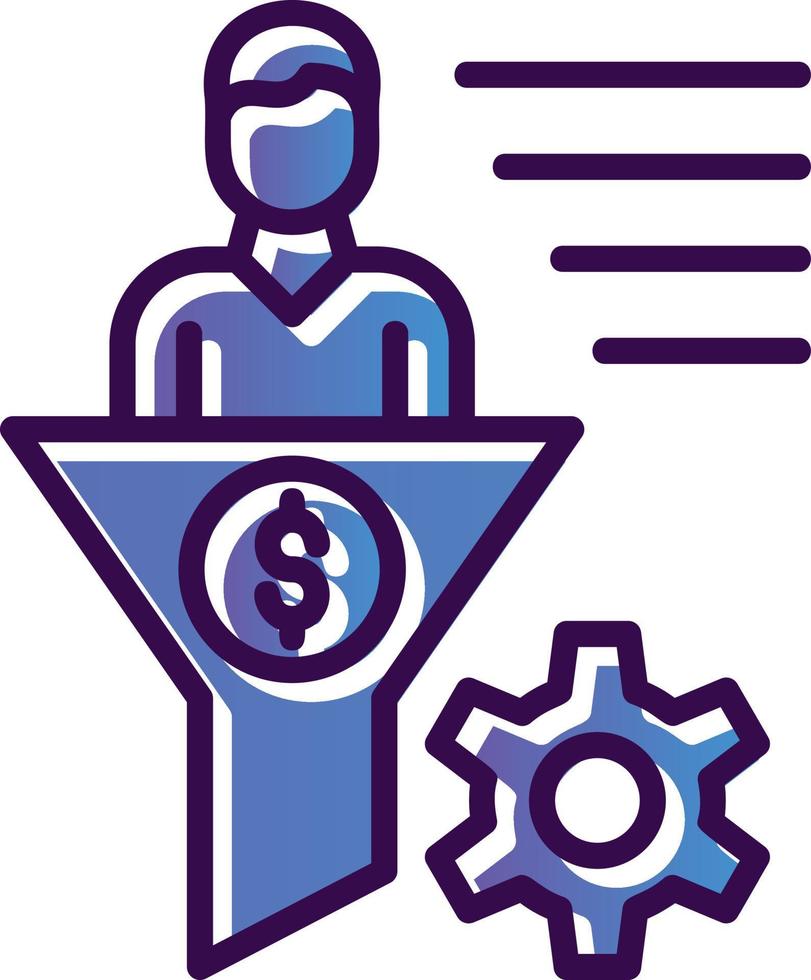 Conversion Rate Vector Icon Design