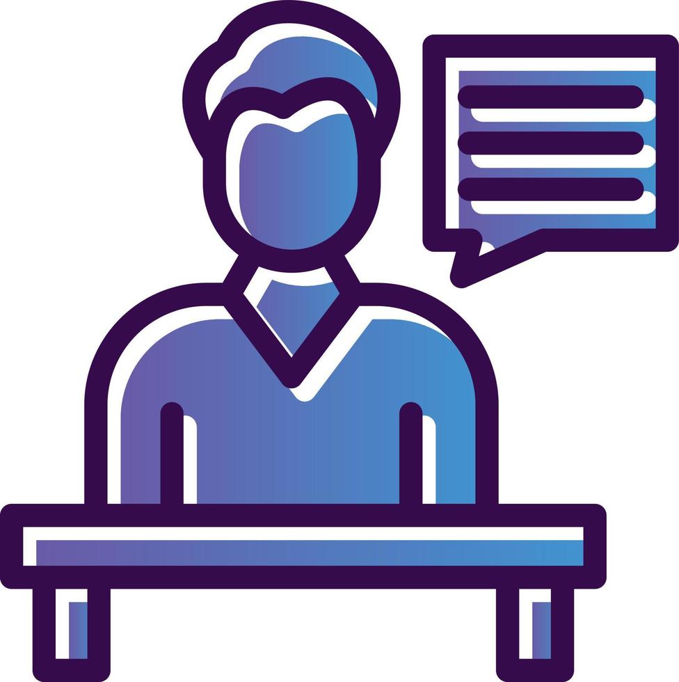Consulting Vector Icon Design
